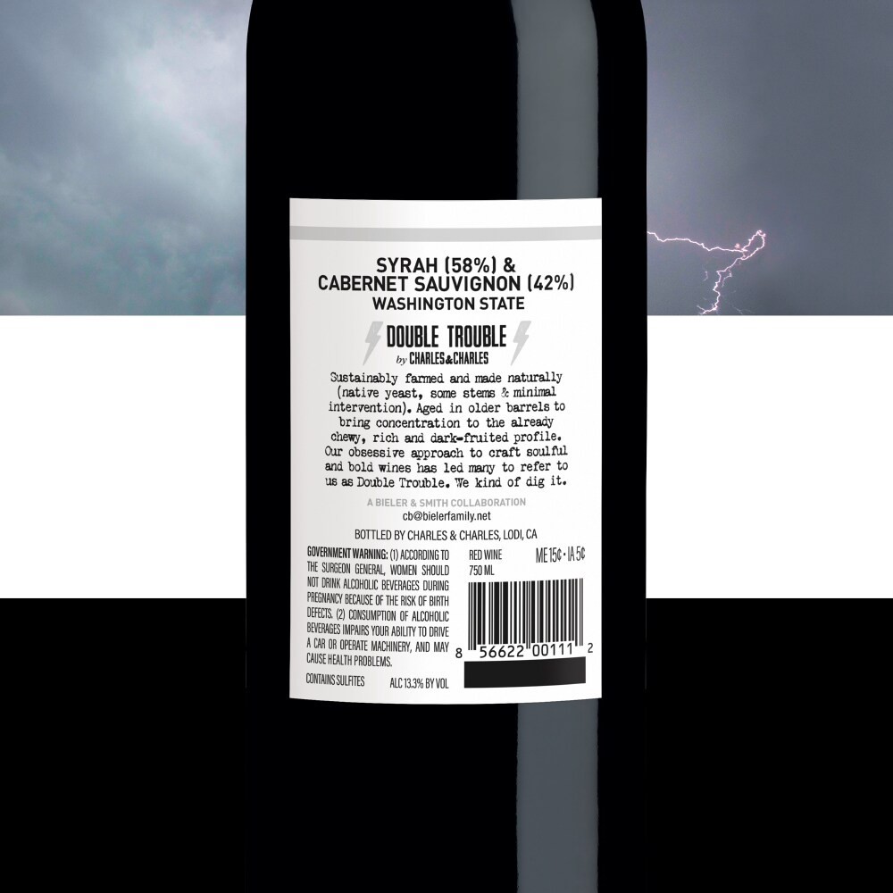 slide 4 of 5, Charles & Charles Red Wine, 750 ml