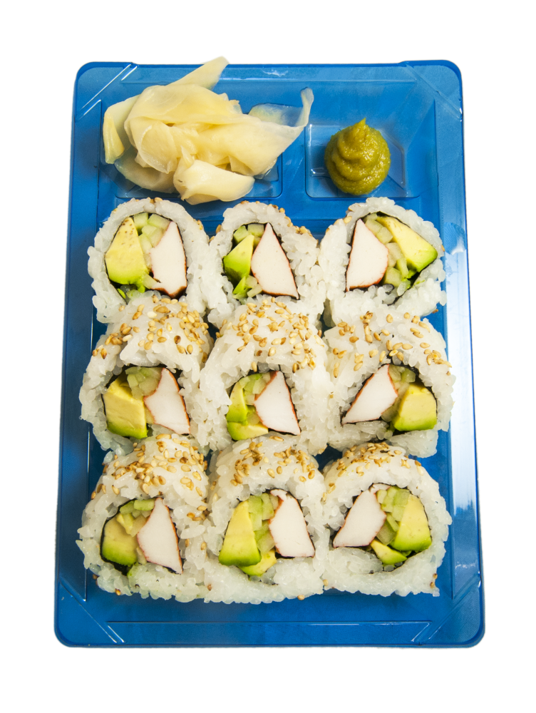 slide 2 of 2, Roshi Sushi Crab Salad Cucumber And Avocado, 6.53 oz