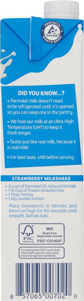 slide 2 of 4, Parmalat 2% Milk, 1 qt