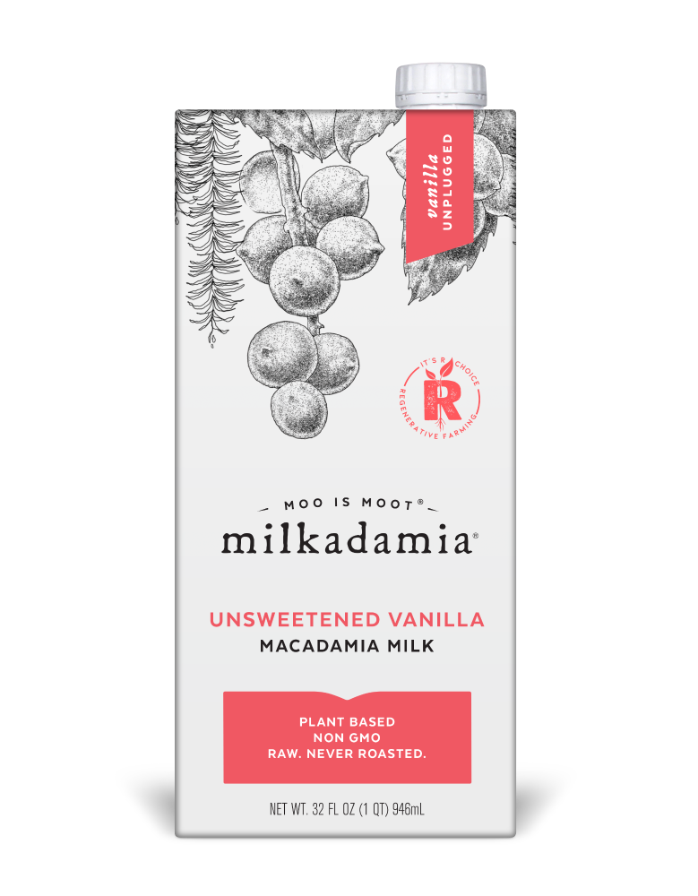 slide 4 of 4, Milkadamia Milkdamia Unsweetened Vanilla Milk - 32 fl oz, 32 fl oz