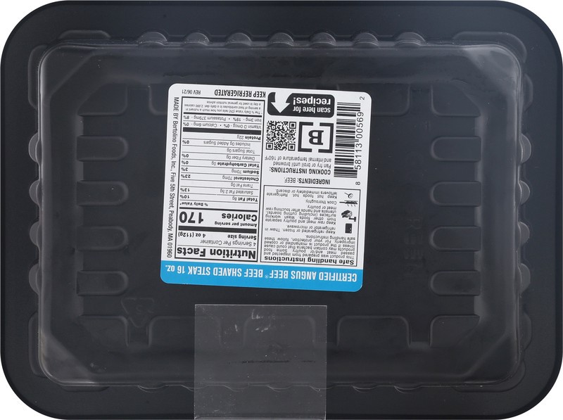 slide 2 of 5, Bertolino Foods Shaved Steak Beef Rib 16 oz, 16 oz