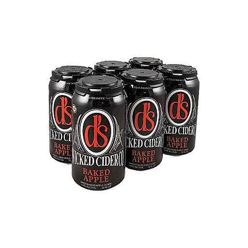 slide 1 of 1, D's Wicked Cider D's Wicked Baked Apple Cider, 6 pkc