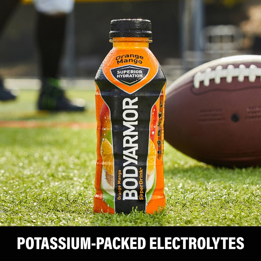 slide 6 of 6, BODYARMOR Sports Drink Orange Mango, 16 fl oz, 16 oz