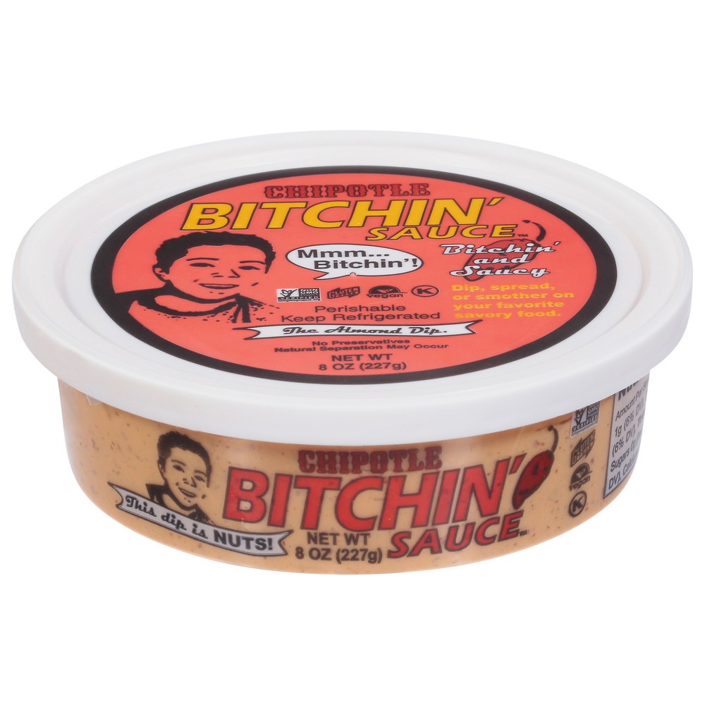 slide 1 of 1, Bitchin' Sauce Chipotle Dip, 8 oz