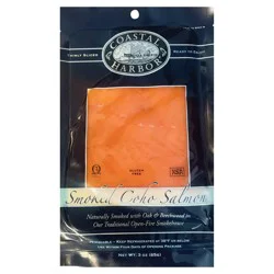 Coastal Harbor Smoked Farmed Coho Salmon 3 Oz