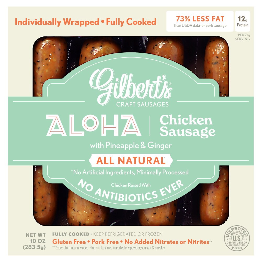 slide 4 of 4, Gilbert's Sausage 10 oz, 10 oz