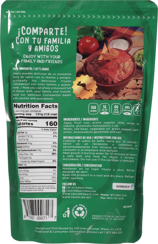 slide 2 of 2, Costadel Sol Refried Red Beans 14 oz, 14 oz