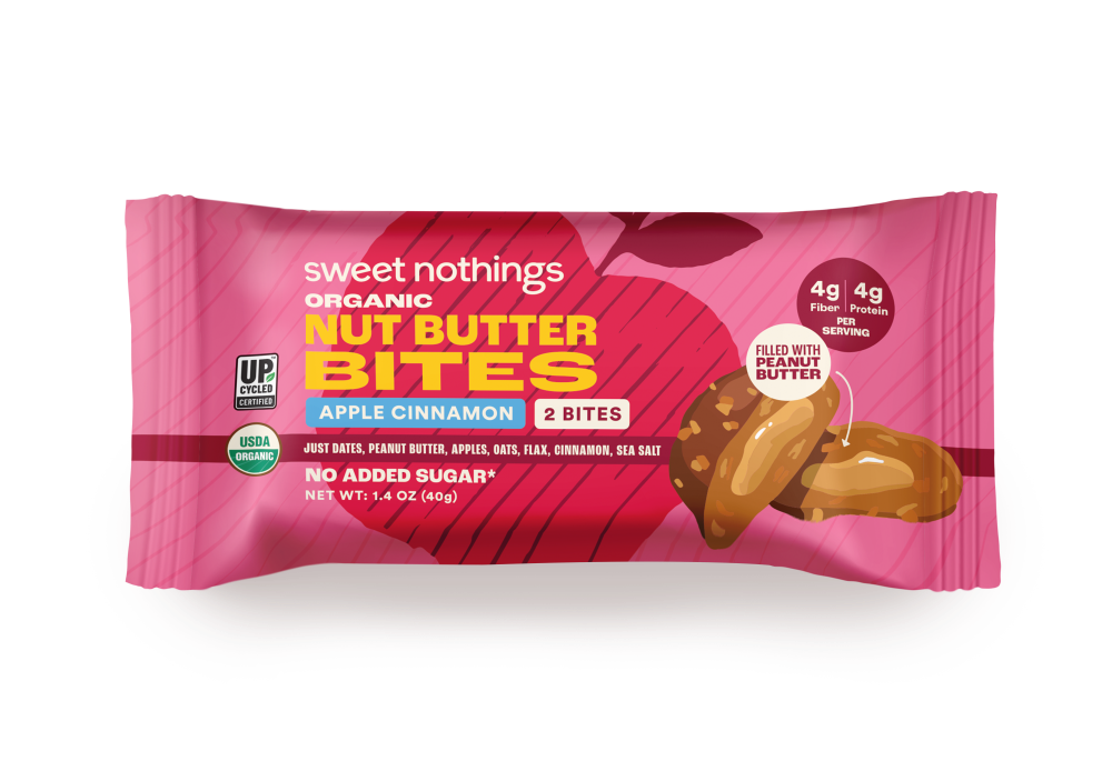 slide 4 of 4, Sweet Nothings Organic Apple Cinnamon Nut Butter Bites 2 Each, 2 ct