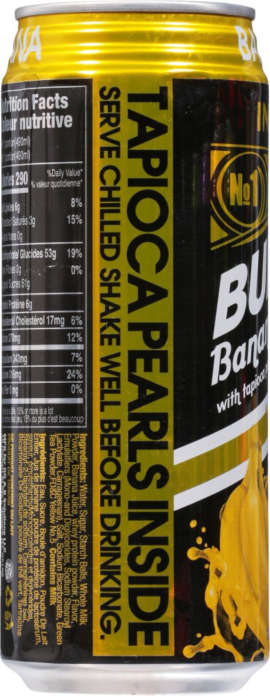 slide 6 of 6, Inotea Bubble Tea Banana, 16.6 oz