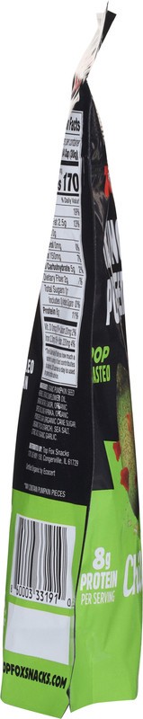 slide 2 of 5, Top Fox Pop Roasted Chile Lime Pumpkin Seeds 3.5 oz, 3.5 oz
