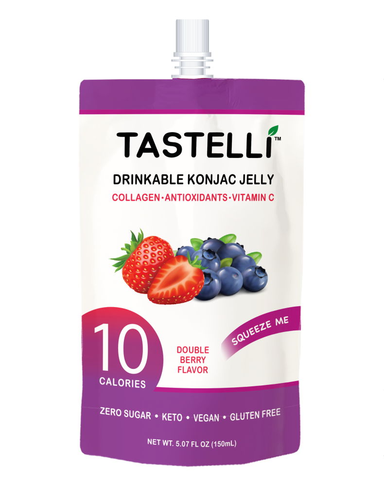 slide 2 of 2, Tastelli Double Berry Drinkable Konjac Jelly - 5.07 fl oz, 5.07 fl oz