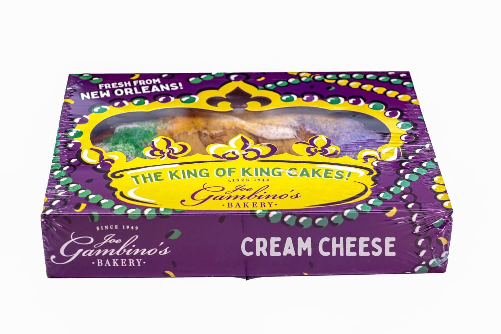slide 2 of 2, Joe Gambino's Bakery Cream Cheese King Cake, 46 oz
