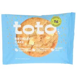Toto Foods Co Birthday Cake Seed Oil Free Cookie