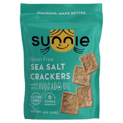 Sunnie's Grain Free Sea Salt Cracker 4 Oz