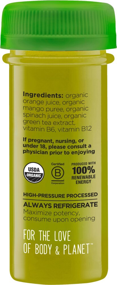 slide 2 of 4, So Good So You Energy Mango Spinach Shot, 1.7 fl oz