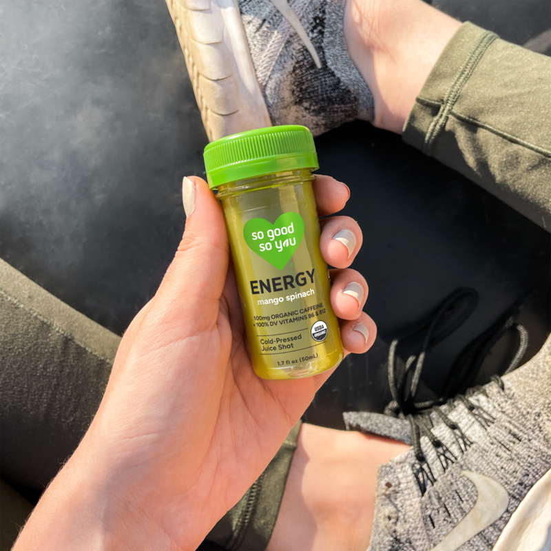 slide 5 of 5, So Good So You Energy Mango Spinach Shot, 1.7 fl oz