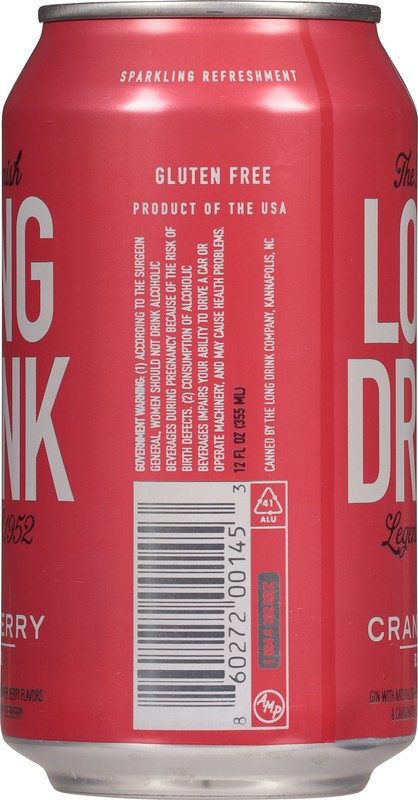 slide 2 of 4, The Finnish Long Drink Long Drink Cranberry Gin 12 fl oz, 12 oz