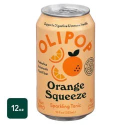 Olipop Sparkling Tonic, Orange Squeeze