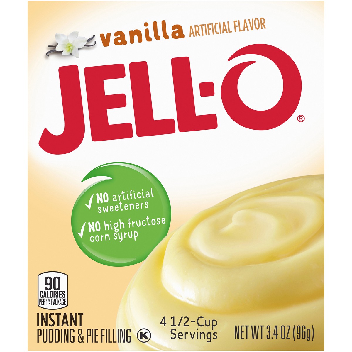 slide 2 of 8, Jell-O Vanilla Artificially Flavored Instant Pudding & Pie Filling Mix, 3.4 oz. Box, 3.4 oz
