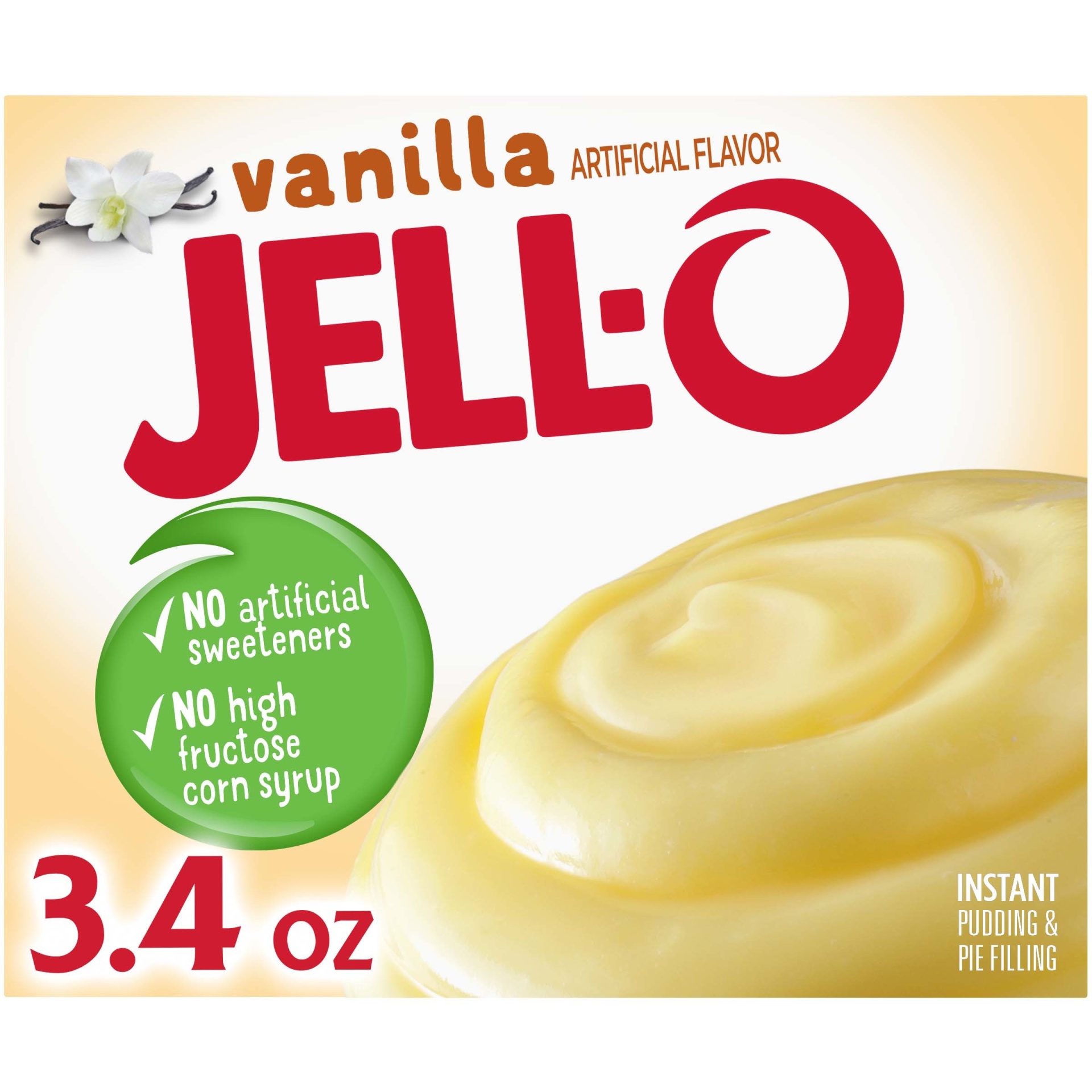 slide 1 of 7, Jell-O Vanilla Instant Pudding & Pie Filling Mix, 3.4 oz