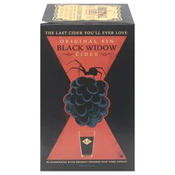 Original Sin Black Widow Cider 6Pk 12Oz Cans