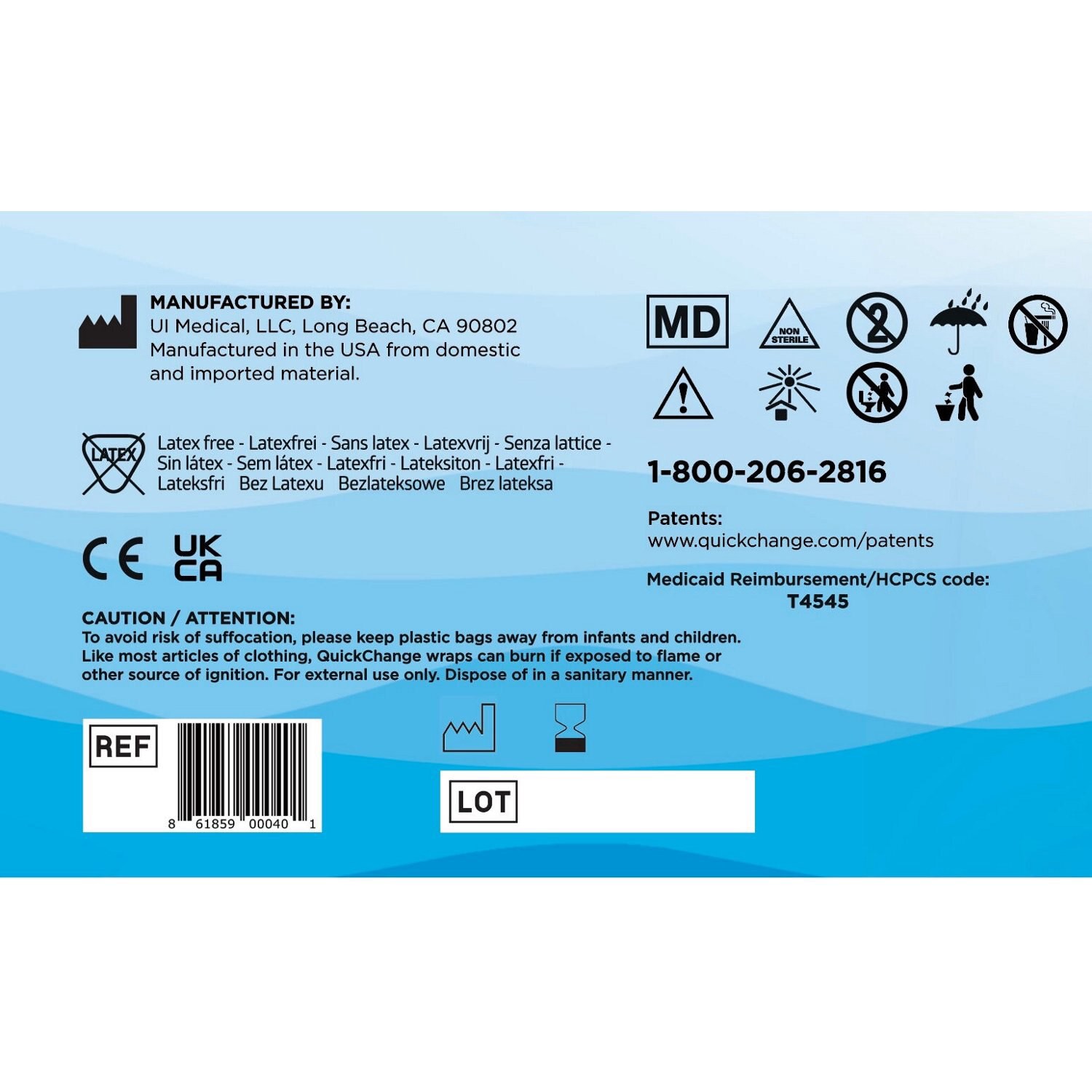 slide 5 of 5, Quickchange Incontinence Wrap For Men, 10 ct