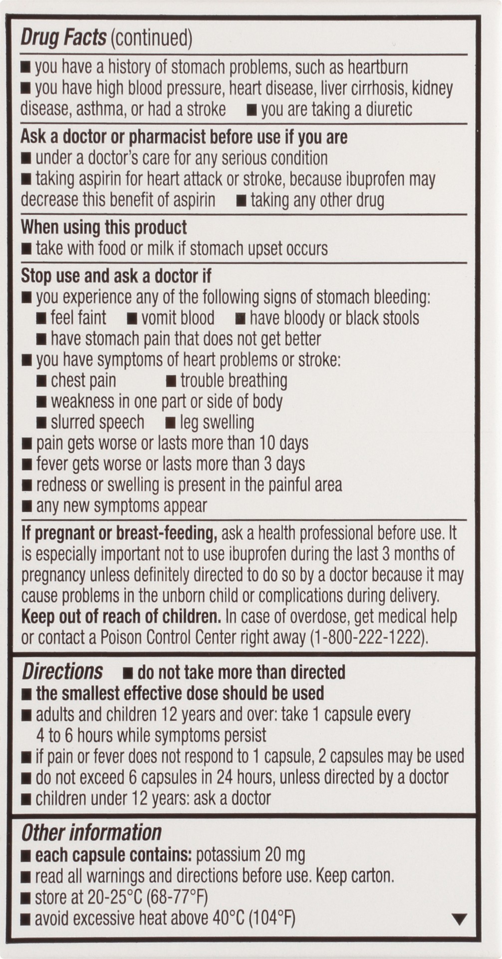 slide 2 of 6, TopCare Ibuprofen Softgel, 40 ct