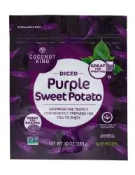 Coconut King Frozen Diced Purple Sweet Potato
