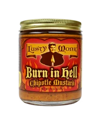 Lusty Monk Burn in Hell Chipotle Mustard