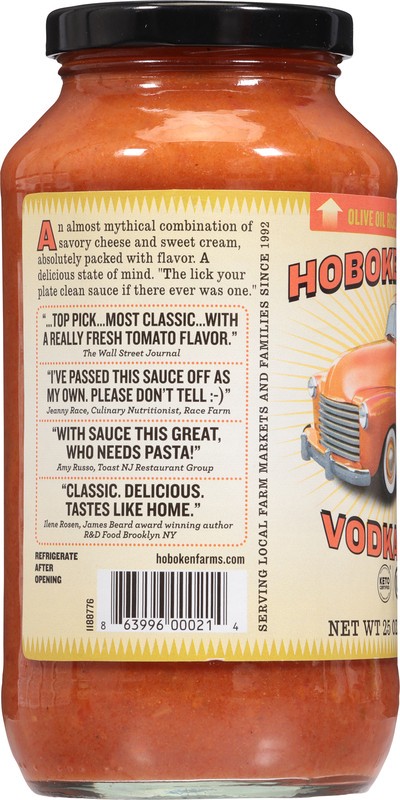slide 2 of 5, Hoboken Farms Vodka Sauce 25 oz, 25 oz