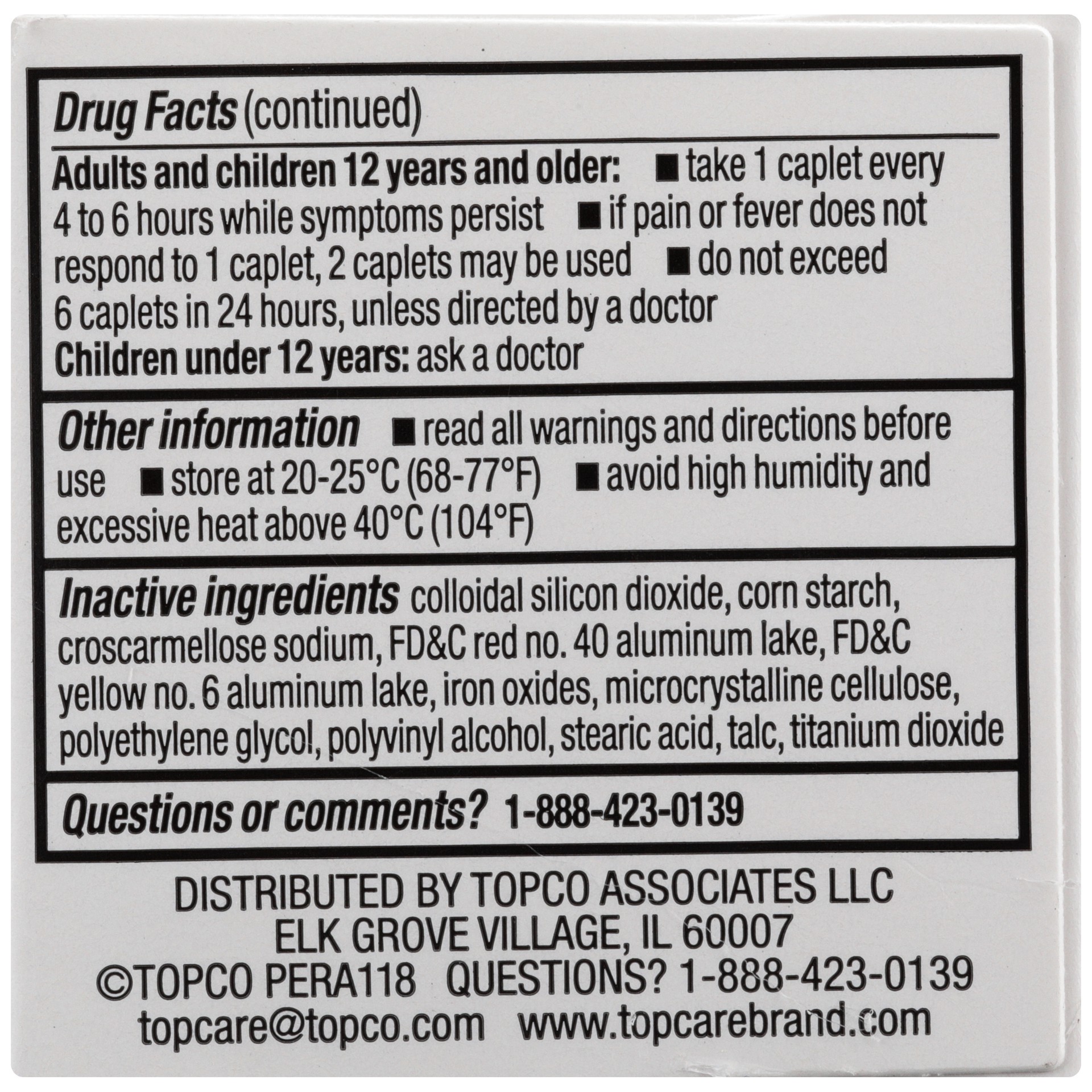 slide 6 of 6, TopCare Health 200 mg Tablets Ibuprofen 50 ea, 50 ct