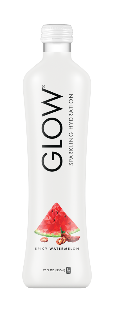 slide 1 of 1, Glow Spicy Watermelon Sparking Water, 12 fl oz