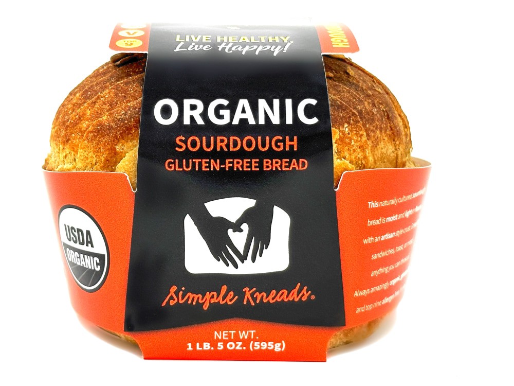 slide 2 of 2, Simple Kneads Gluten-Free Organic Sourdough Bread 21 oz, 21 oz