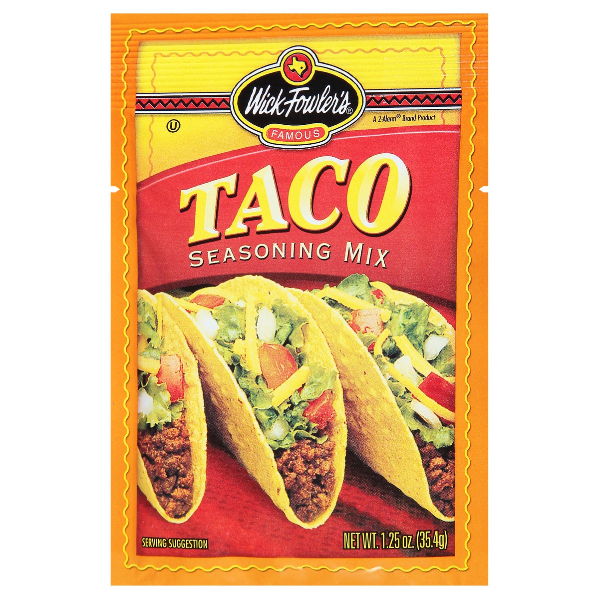 slide 1 of 2, Wick Fowler's Taco Seasoning Mix 1.25 oz, 1.25 oz