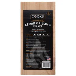 Cooks BBQ Cedar Grilling Planks