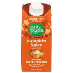 Nutpods Pumpkin Spice Almond + Coconut Unsweetened & Dairy-Free Creamer