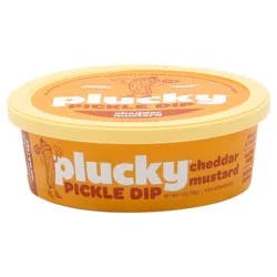 Plucky Cheddar Mustard Pickle Dip 7 oz