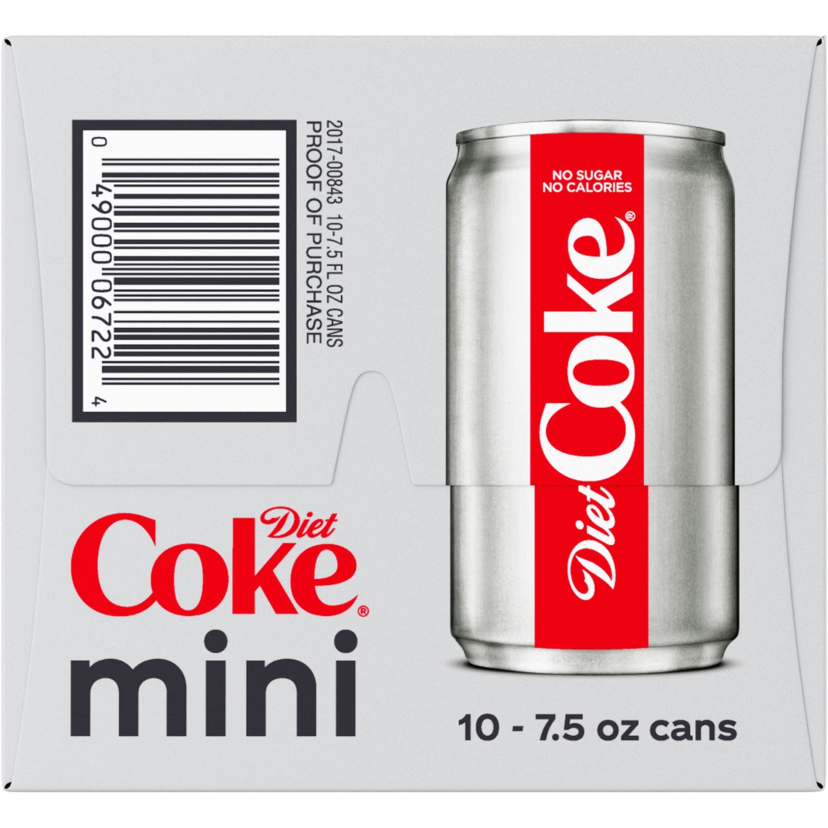 slide 8 of 9, Diet Coke Soda Mini Cans, 10 ct; 7.5 fl oz