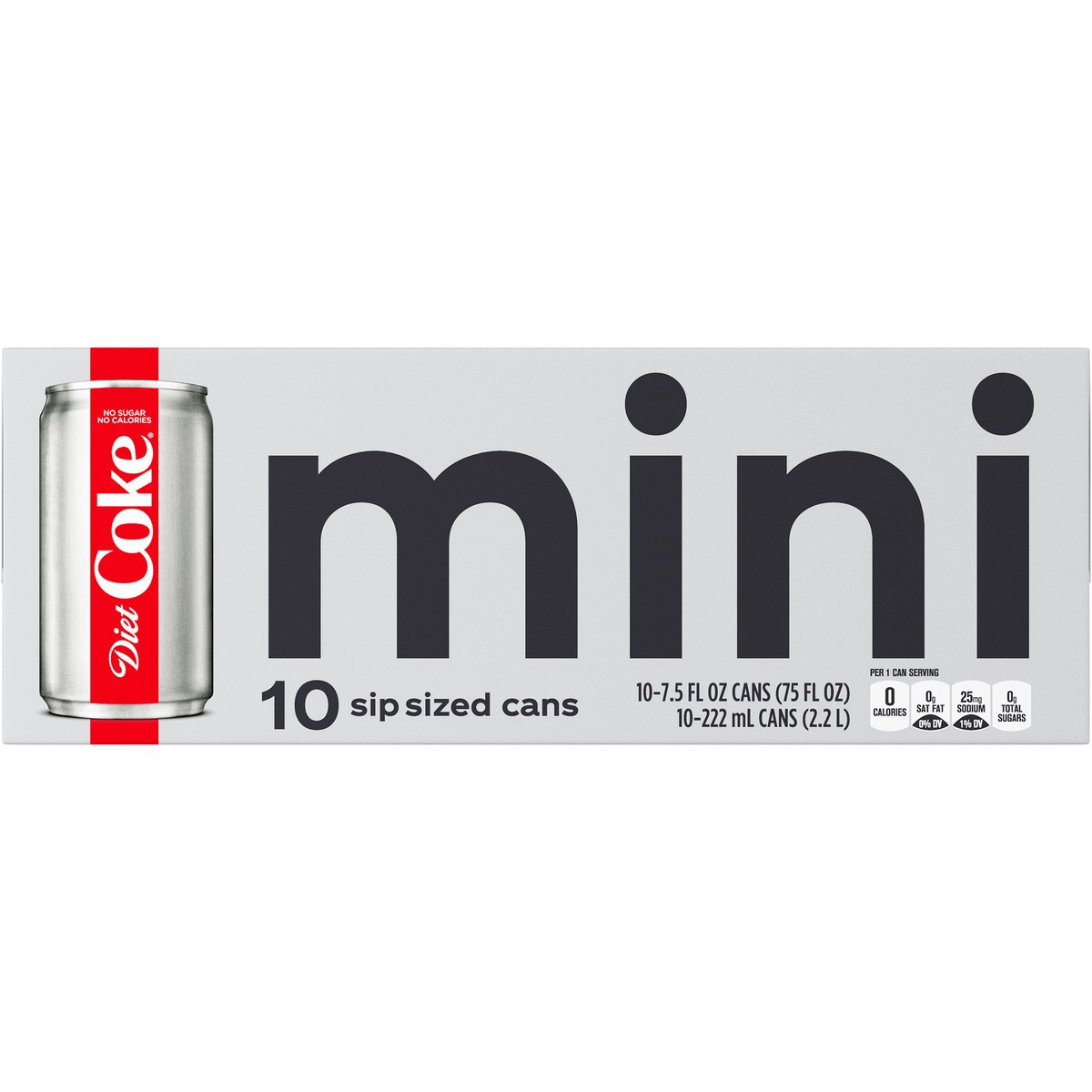 slide 8 of 9, Diet Coke Diet Cola, 7.5 fl oz, 10 ct