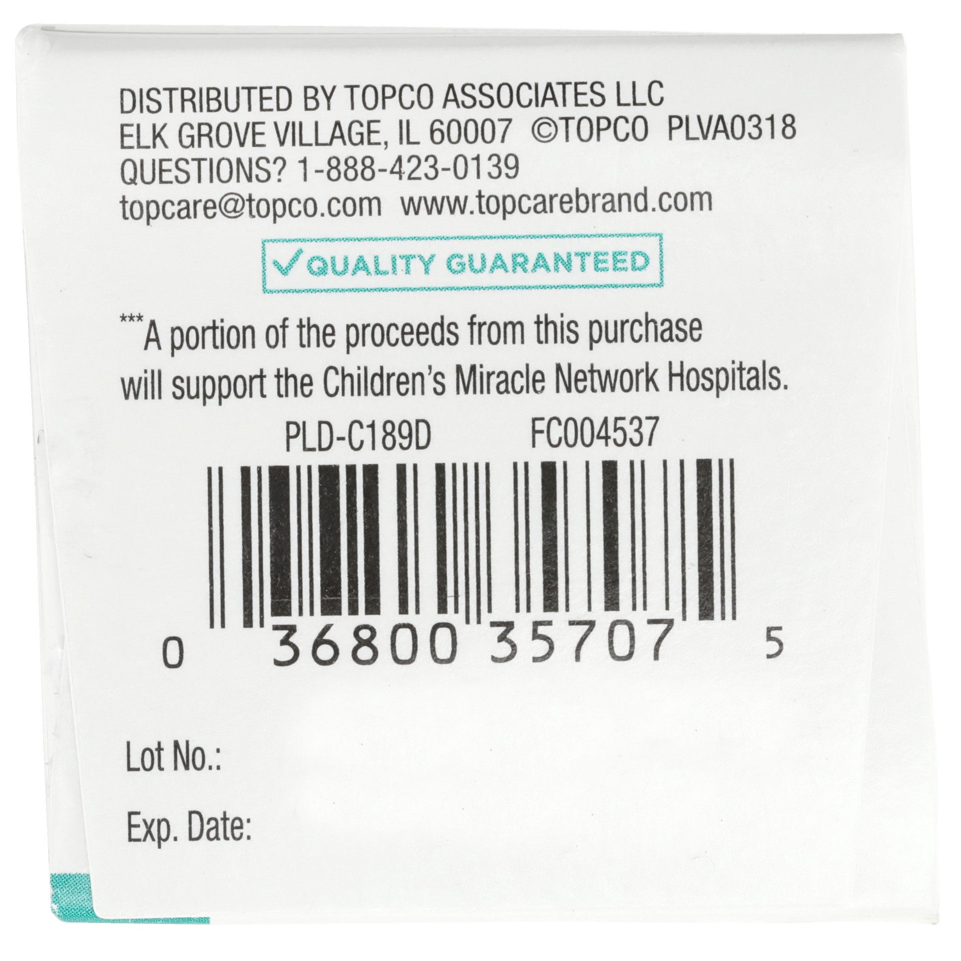 slide 5 of 6, TopCare TOP CARE Topcare Adult Low Dose Aspirin 81 Mg, Enteric Coated Tablets, 120 ct