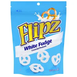 Flipz Covered White Fudge Pretzels 7.5 oz