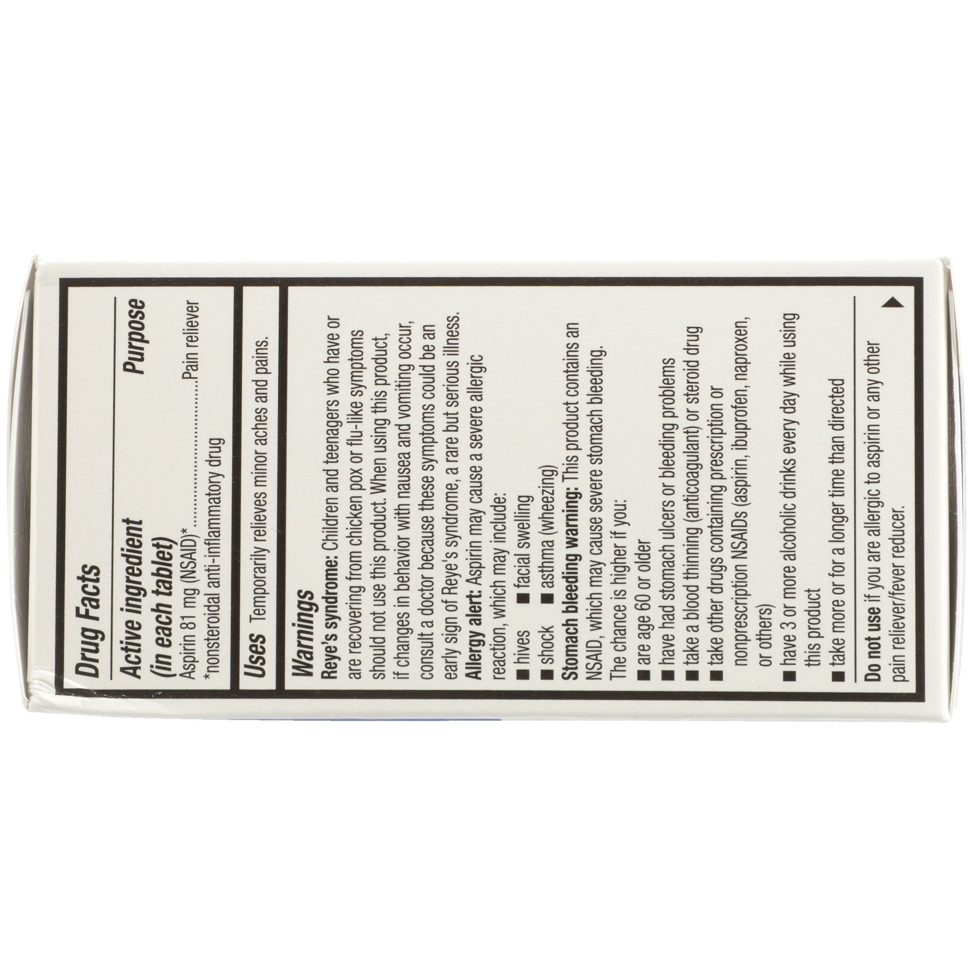 slide 6 of 6, TopCare Health Low Dose 81 mg Aspirin 180 Enteric Coated Tablets, 180 ct