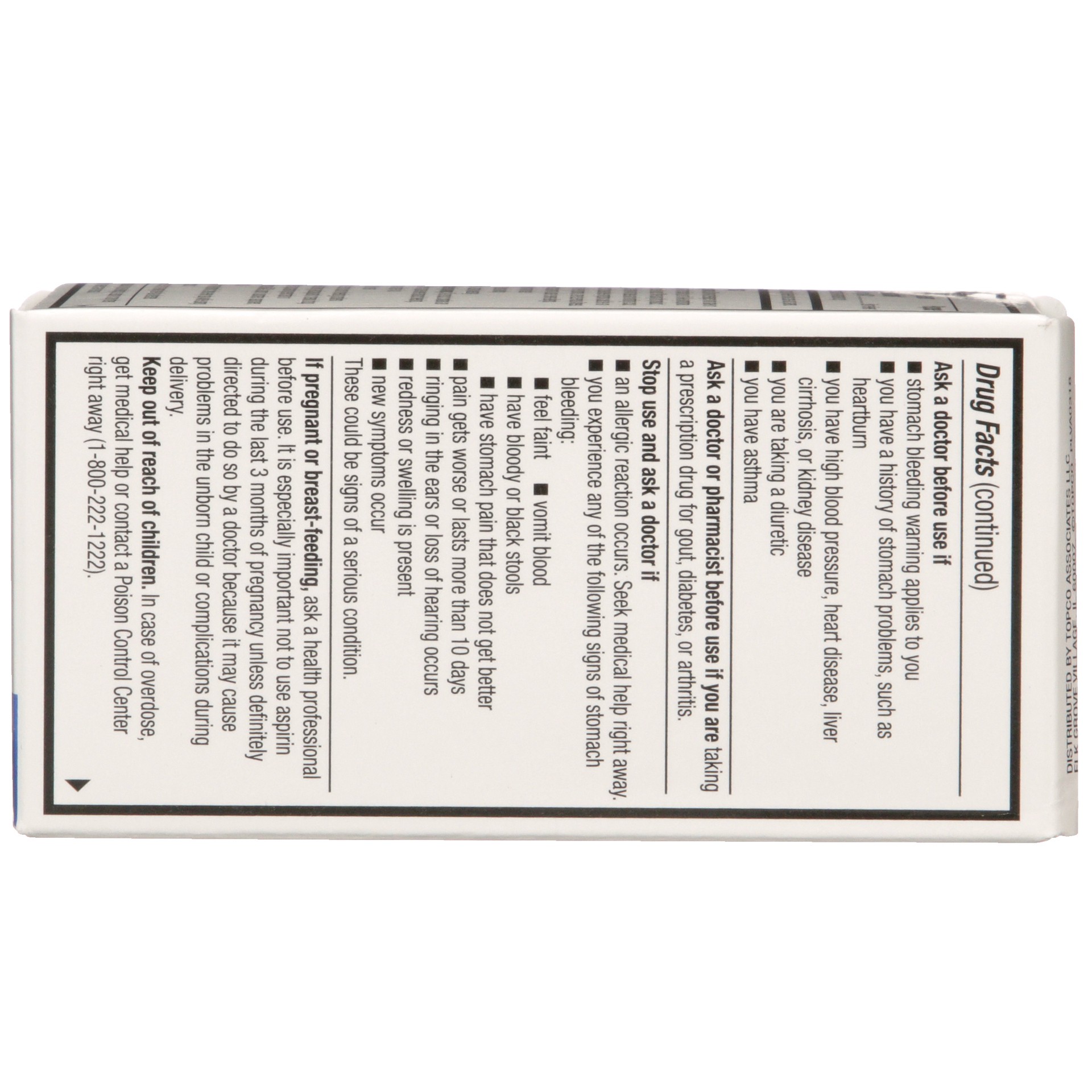 slide 2 of 6, TopCare Health Low Dose 81 mg Aspirin 180 Enteric Coated Tablets, 180 ct