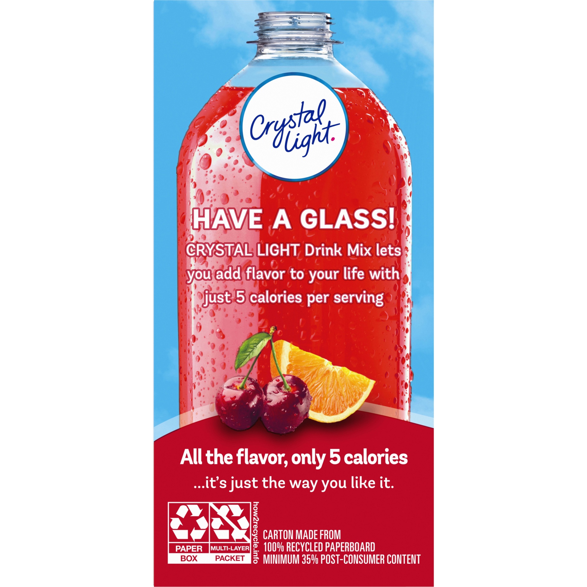 Crystal Light Fruit Punch Artificially Flavored Powdered Drink Mix On