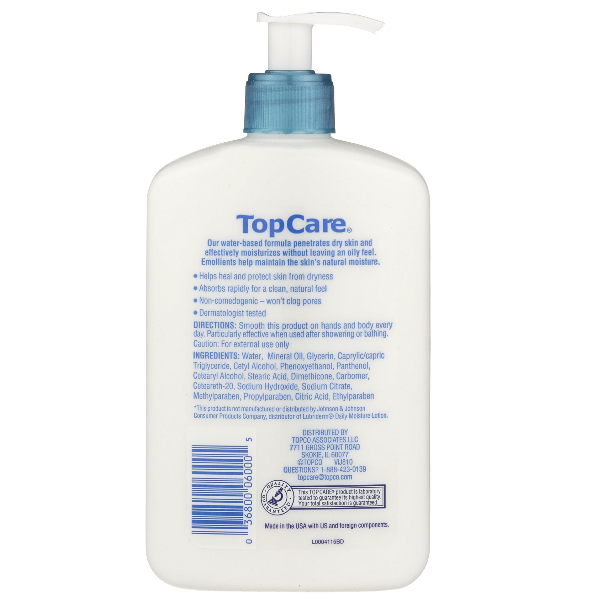 slide 5 of 6, TopCare Normal/dry Skin Moisturizing Body Lotion, Fragrance Free, 16 oz