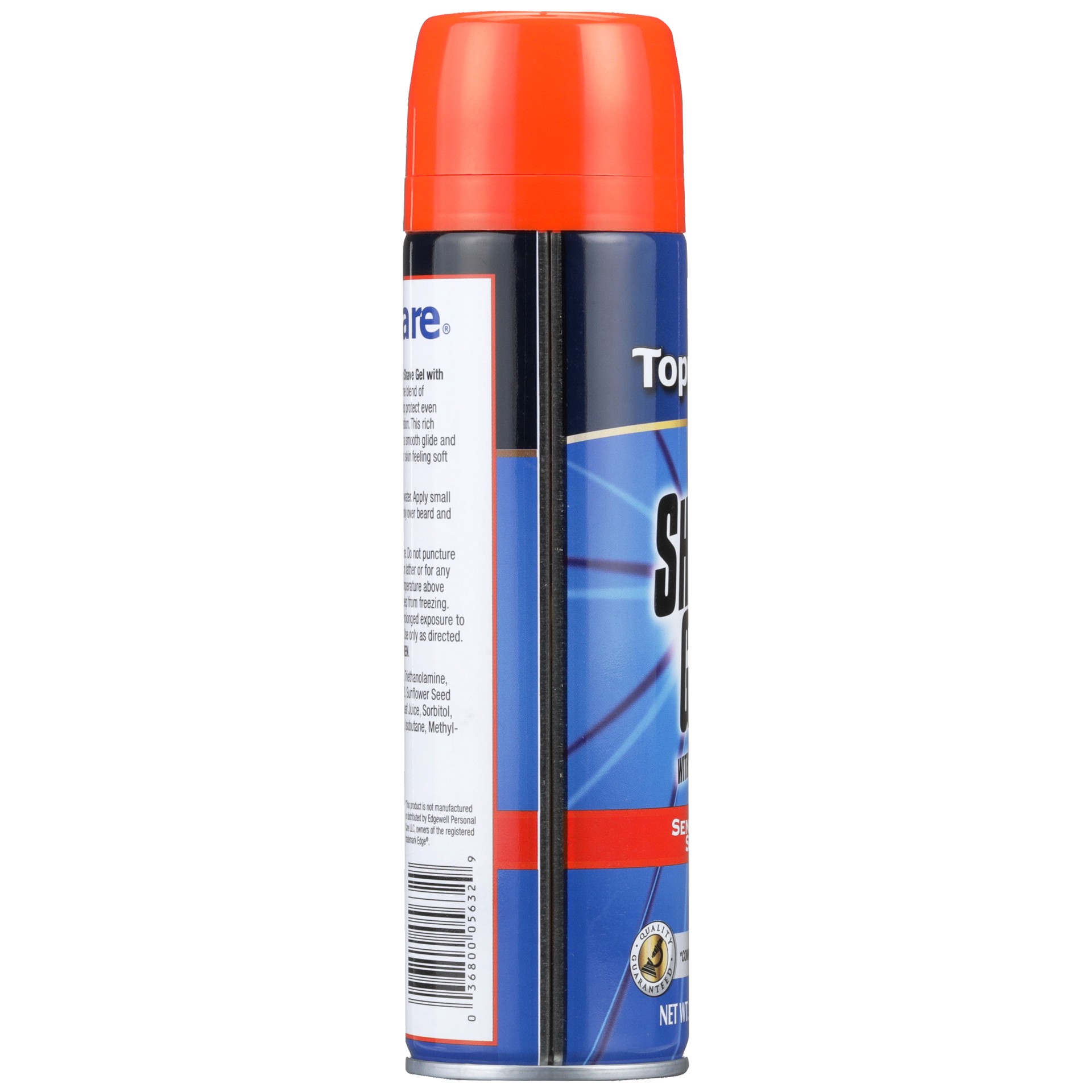 slide 3 of 6, TopCare Men's Sensitive Skin Shave Gel 7 Oz, 7 oz