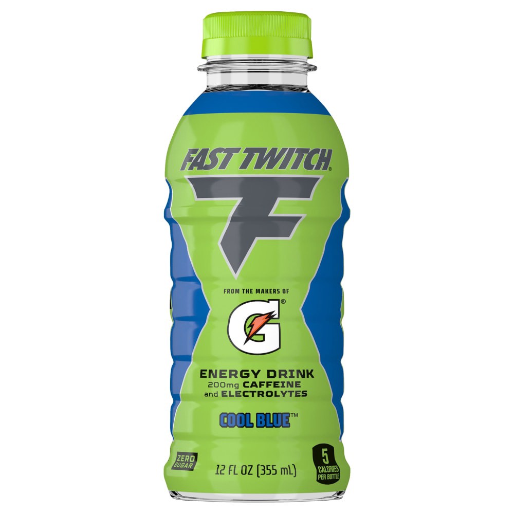 slide 2 of 2, Gatorade Fast Twitch Cool Blue Energy Drink - 12 fl oz, 12 fl oz