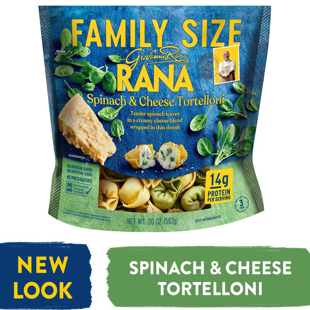 slide 2 of 2, Rana Spinach & Cheese Tortelloni, 20 oz
