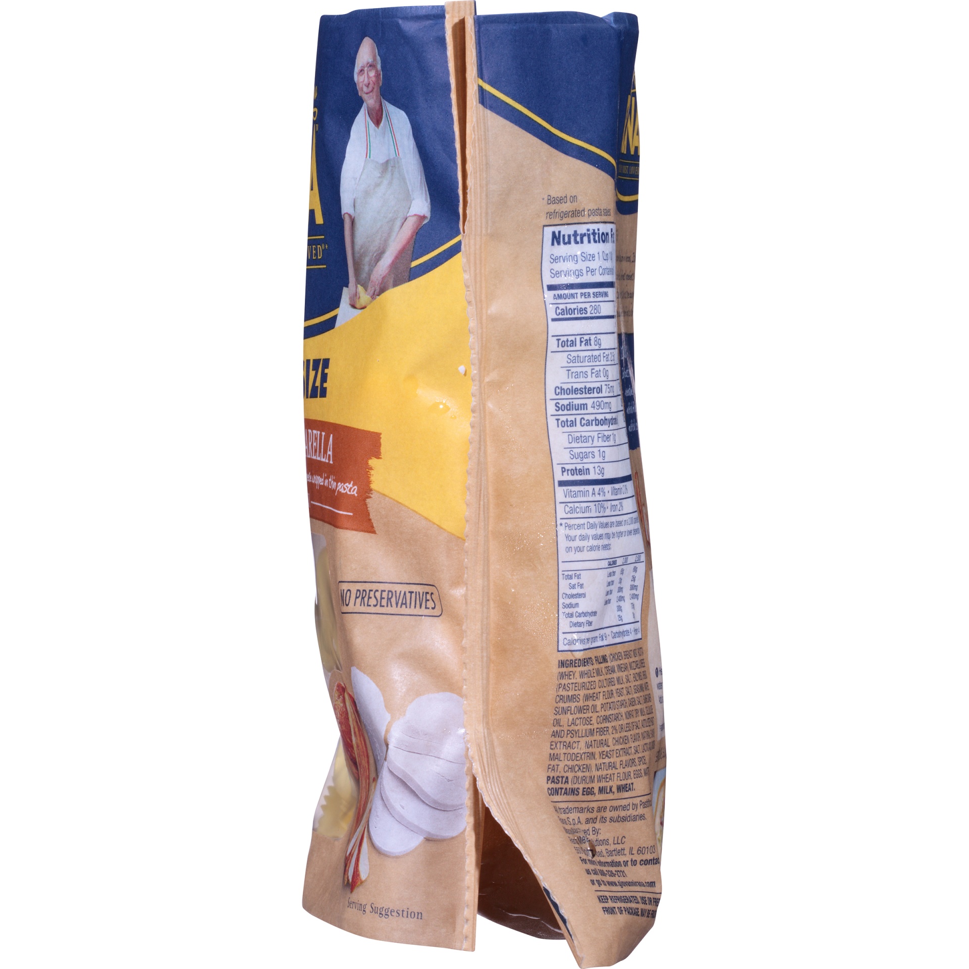 slide 6 of 7, Rana Tortelloni, Signature, Chicken Mozzarella, Family Size, 20 oz