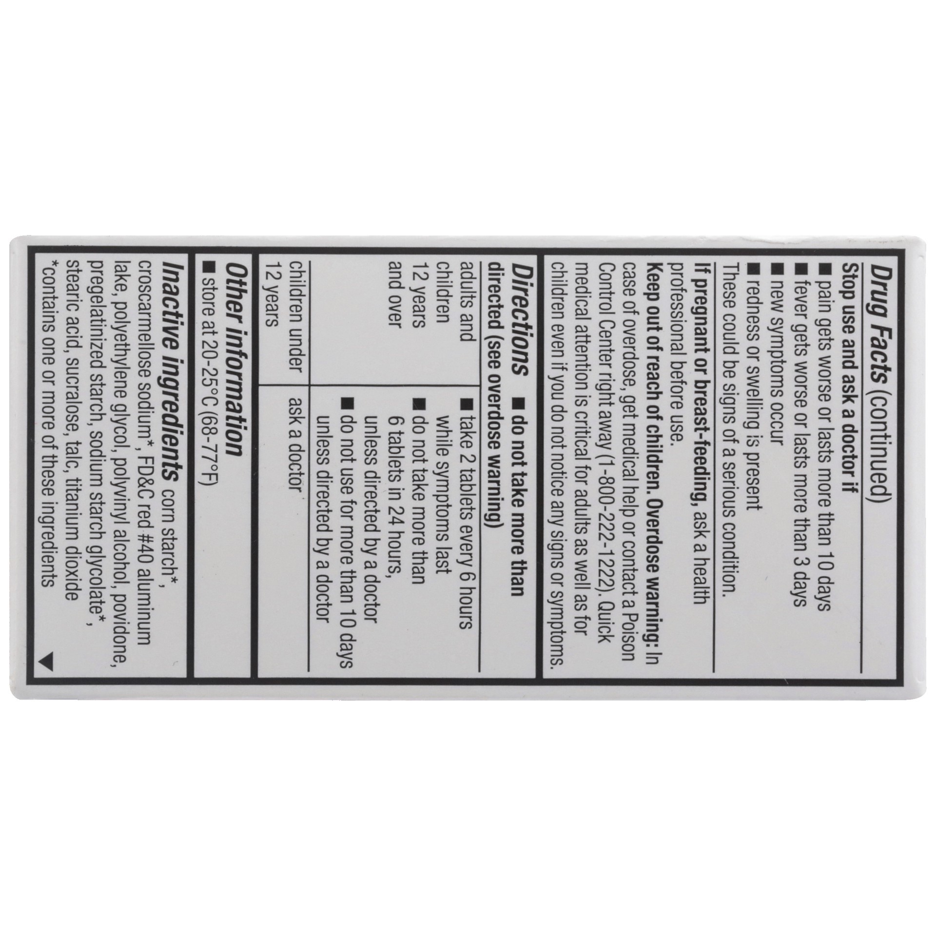 slide 6 of 6, TopCare Health Extra Strength 500 mg Pain Relief 50 Tablets, 50 ct